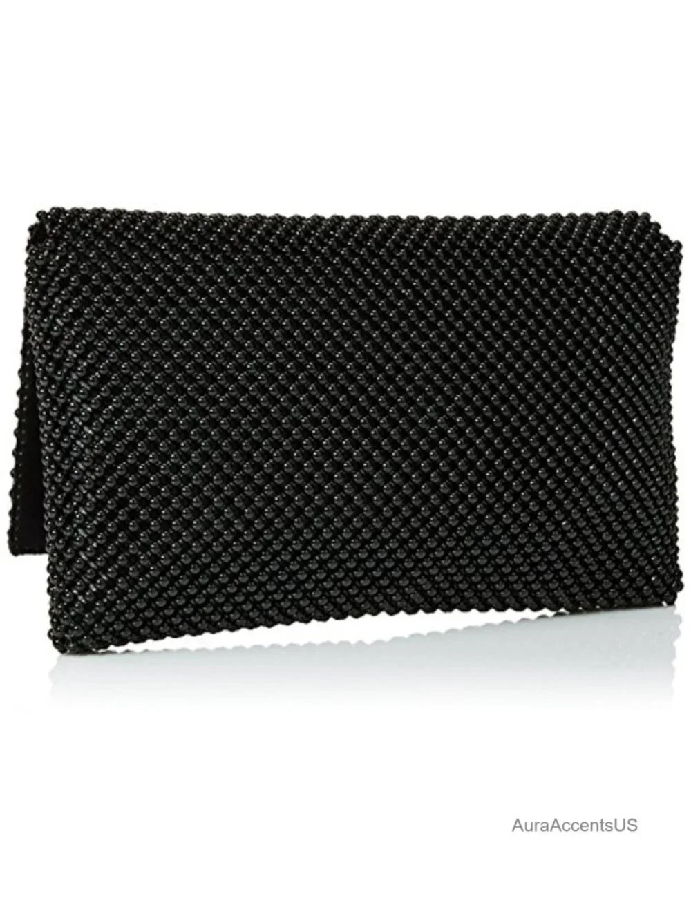 Sparkly Mesh Evening Clutch with Removable Shoulder Strap